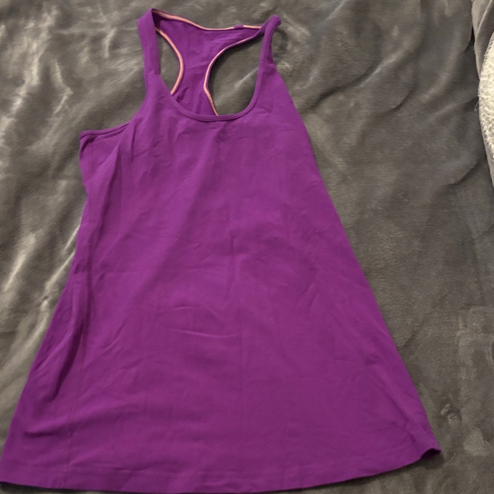Lululemon Purple Women's racerback Tank Top